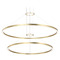 Matteo Lighting Matteo Lighting O'hara Brushed Gold LED Pendant Light C30872BG