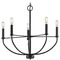 Progress Lighting Progress Lighting Leyden Matte Black Chandelier P400202-031