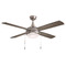 Maxim Lighting Maxim Lighting Quattro Satin Nickel LED Ceiling Fan with Light 88794SN