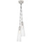 Visual Comfort Signature Collection Elias Polished Nickel Clear Glass Pendant Light RB5111PN-CG