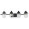 Progress Lighting Progress Lighting Northlake Matte Black Bathroom Light P300437-31M