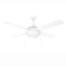 Maxim Lighting Maxim Lighting Quattro Matte White LED Ceiling Fan with Light 88794MW