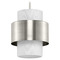 Progress Lighting Progress Lighting Silva Brushed Nickel Mini-Pendant Light with Cylindrical Shade P500398-009