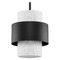 Progress Lighting Progress Lighting Silva Matte Black Mini-Pendant Light with Cylindrical Shade P500398-31M