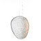 ET2 Lighting Et2 Moonscapes Polished Chrome LED Pendant Light with Curved Panel Shade E24973-PC