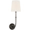 Visual Comfort Signature Collection Studio Bronze Small Flush Mount Light SK2005BZ-L