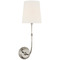 Visual Comfort Signature Collection Studio Polished Nickel Small Flush Mount Light SK2005PN-L