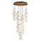 ET2 Lighting Et2 Soji Black & Gold LED Multi-Light Pendant with Oblong Shade E25169-92BKGLD