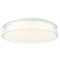 Matteo Lighting Matteo Lighting Callum White & Clear LED Flushmount Light M14614WHCL