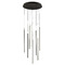 Kuzco Lighting Kuzco Lighting Chute Black LED Multi-Light Pendant with Cylindrical Shade MP14919-BK-UNV-010