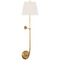 Visual Comfort Signature Collection Studio Hand-Rubbed Antique Brass Flush Mount Light SK2006HAB-L