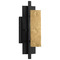 Progress Lighting Progress Lighting Lowery Textured Black & Distressed Gold Sconce P710100-031