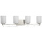 Progress Lighting Progress Lighting League Brushed Nickel Bathroom Light P300344-009