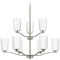Progress Lighting Progress Lighting Adley Brushed Nickel Chandelier P400351-009