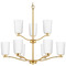 Progress Lighting Progress Lighting Adley Satin Brass Chandelier P400351-012