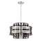 Metropolitan Lighting Preston 6-Light Pendant in Brushed Nickel & Sand Coal by Metropolitan N7986-420