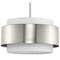 Progress Lighting Progress Lighting Silva Brushed Nickel Pendant Light with Drum Shade P500399-009
