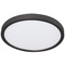 AFX Lighting Afx Lighting Edge Round Black LED Flushmount Light EGRF06LAJD5BK