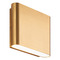 Matteo Lighting Matteo Lighting Beckett Aged Gold Brass LED Outdoor Wall Light S06506AG