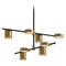Kuzco Lighting Kuzco Lighting Ryan Pauly Jayden Black LED Chandelier CH96840-BK/BG-UNV