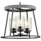 Progress Lighting Progress Lighting Laramie Matte Black Pendant Light with Cylindrical Shade P400321-31M