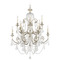 Crystorama Lighting Crystorama Lighting Regis Olde Silver Crystal Chandelier 5119-OS-CL-S