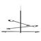 Kuzco Lighting Kuzco Lighting Ryan Pauly Rotaire Black LED Chandelier CH90136-BK-UNV