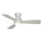 Fanimation Fans Fanimation Fans Hugh 44 Matte White LED Ceiling Fan with Light FPS8332BMWW