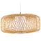 Progress Lighting Progress Lighting Cordova Natural Rattan Pendant Light with Cylindrical Shade P500397-201