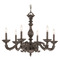 Crystorama Lighting Crystorama Lighting Paris Market Venetian Bronze Chandelier 5126-VB