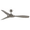Fanimation Fans Fanimation Fans Glideaire Brushed Nickel Ceiling Fan Without Light FPD8520BNBN