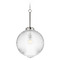 Maxim Lighting Maxim Lighting Kasbah Satin Nickel Pendant Light with Globe Shade 15196CRSN