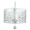 Crystorama Lighting Crystorama Lighting Layla Antique Silver Mini-Chandelier 545-SA