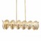 Metropolitan Lighting Orchid 14-Light Linear Light in Legacy Brass by Metropolitan N2217-A-732