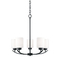 HomePlace by Capital Lighting Dixon 5-Lt Chandelier in Matte Black by HomePlace by Capital Lighting 415251MB-338