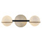 Justice Design Group Justice Design Centric 2-Light Bath Bar FSN-4162-OPAL-MBBR