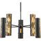 Troy Lighting Troy Lighting Mikka Patina Brass & Soft Black LED Chandelier F5630-PBR/SBK