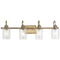 Progress Lighting Progress Lighting Aiken Vintage Brass Bathroom Light P300323-163