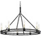 Troy Lighting Troy Lighting Sutton Textured Black LED Outdoor Chandelier F6233-TBK