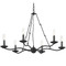 Troy Lighting Troy Lighting Sawyer Forged Iron LED Outdoor Chandelier F6307-FOR