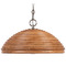Visual Comfort Signature Collection Linnea Polished Nickel Natural Ribbon Glass Medium Chandelier SK5383PN-NRT