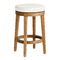 Cyan Design Cyan Design Arson Natural and Walnut Barstool 11603