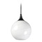 Maxim Lighting Maxim Lighting Neve Black Mini-Pendant Light with Globe Shade 21226MRBK
