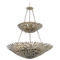 Crystorama Lighting Crystorama Lighting Broche Antique Silver Chandelier 599-SA
