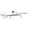 Mitzi by Hudson Valley Mitzi Avery Large Nickel Black Vanity Light H488606L-PN/TBK