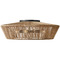Justice Design Group Justice Design Nido 30 Inch Natural Rope 4-Light Semi-Flush ECO-8293-MBLK