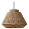 Justice Design Group Justice Design Nido 24 Inch Natural Rope 5-Light Pendant ECO-8292-MBLK