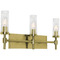 AFX Lighting Afx Lighting Huntington Light Antique Brass Bathroom Light HNTV2411MBLB