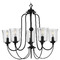 Progress Lighting Progress Lighting Bowman Matte Black Chandelier P400194-031