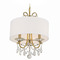 Crystorama Lighting Crystorama Lighting Othello Vibrant Gold Crystal Chandelier 6623-VG-CL-S
